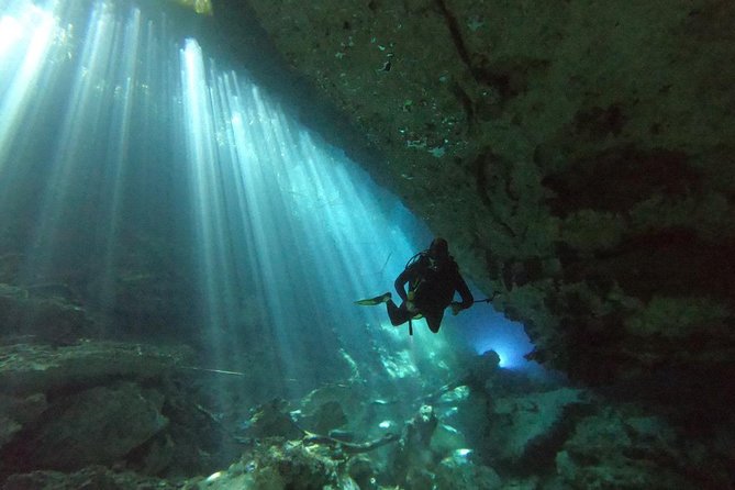 1 day of diving in Cenotes price for 2 certified divers - Why Chak Mool and Kukulkan make a strong pairing