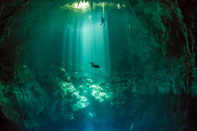 2 cenote divings (including one deep diving) for advanced divers in Tulum - Starting at La Calypso Dive Center in Tulum
