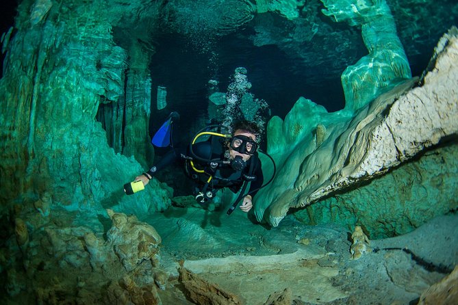 2 tanks Cenote Diving Adventure in Tulum for Certified Divers - Starting at La Calypso Dive Center at 8:30 am