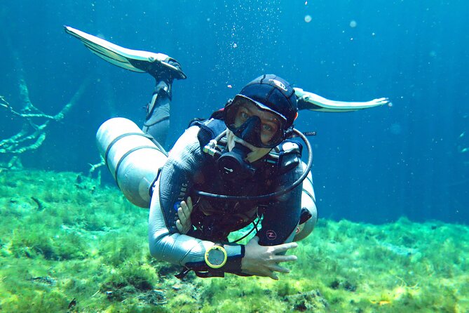 3 days diving in cenotes for certified divers - Transport, timing, and the Puerto Aventuras meeting point