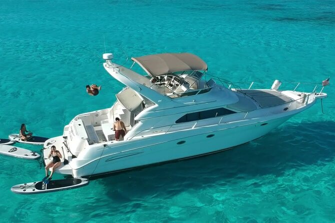 4 Hour - 51' Sea Ray, Tulum, Playa del Carmen, Riviera Maya - Snorkeling at Inha Reef
