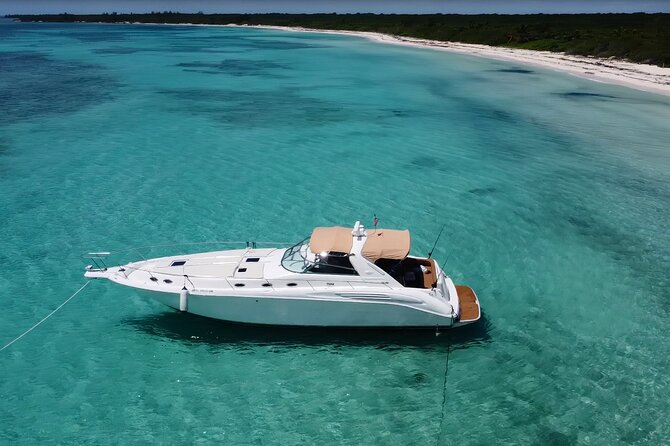 4 hours - Private 48ft Yacht all inclusive in Tulum and Playa del Carmen - What the $1,299 price means for your group