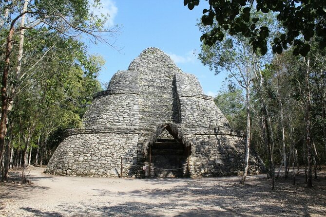 4x1 Explore TULUM Coba, Cenote and Mas, with transportation + Lunch. - Tulum’s temples above the Caribbean