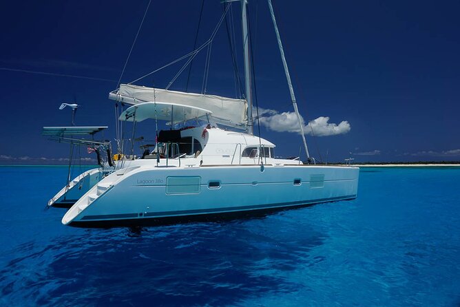 5H Private 40'Catamaran All-Inclusive in Tulum & Playa del Carmen - Leaving Puerto Aventuras for a private day at sea
