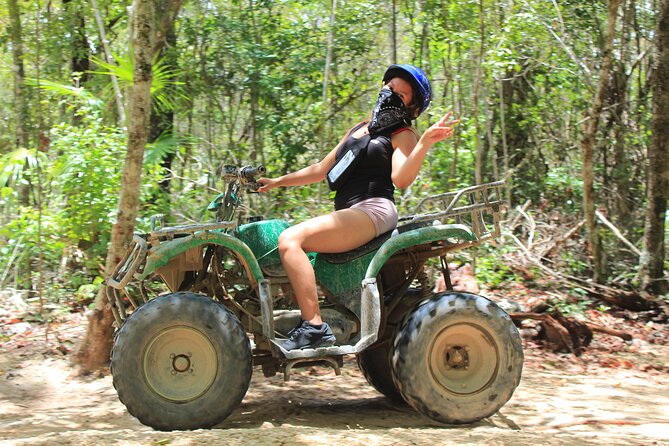 Adventure in the Mayan Jungle with ATV and Zip Line in Tulum - Zip lines, stairs, and the Evolution line