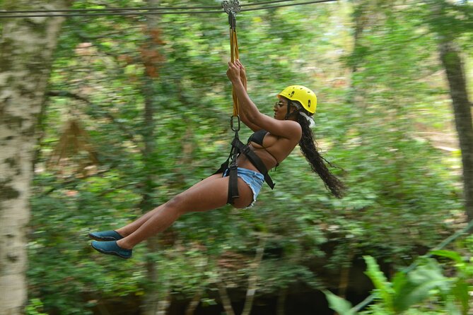 Adventure in the Mayan Jungle with ATV and Zip Line in Tulum - The rappel wall adds a short technical challenge