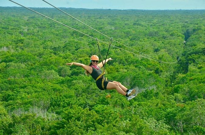 Adventure with ATV Rides, Zip Lines and Cenote at Tulum Jungle - The cenote brings a quieter change of pace
