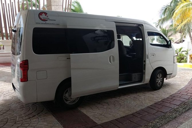 Airport Transfers to Puerto Aventuras - Private van (ROUND TRIP) FLAT RATE - Flat-Rate Value for Couples, Families, and Groups