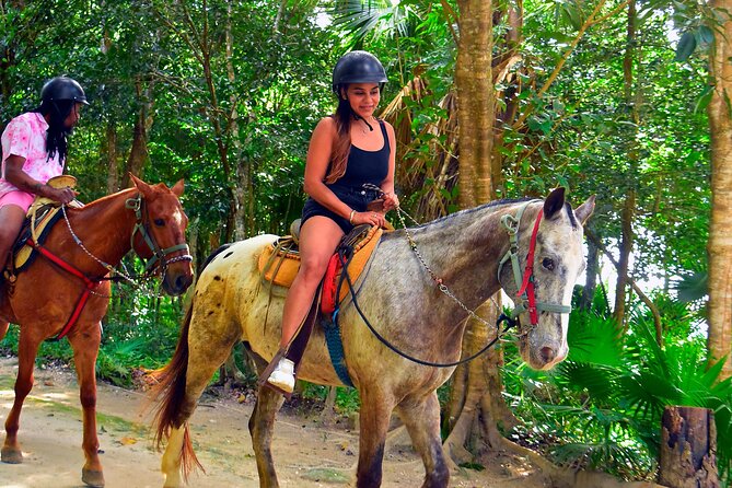 ATV Adventure and Horseback Ride with Ziplines, Cenote from Tulum - Swimming in a natural freshwater cenote