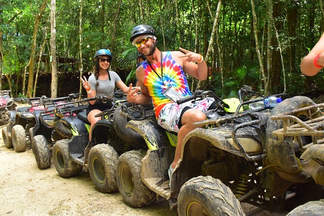 ATV Adventure with Ziplines & Cenote from Playa del Carmen - Thirty minutes on a muddy ATV trail
