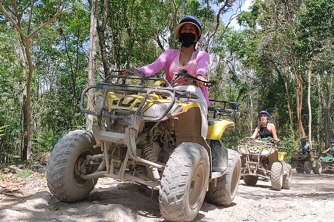 ATV cenote tour Tulum – Mayan Jungle ATV & Cavern Experience - Gearing up for the ATV trail