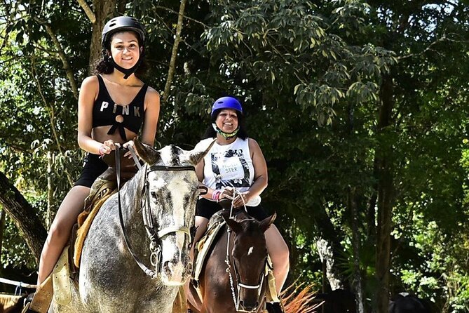 ATV & Horseback Ride with Ziplines Cenote from Playa del Carmen - ATV tracks through the Mayan jungle