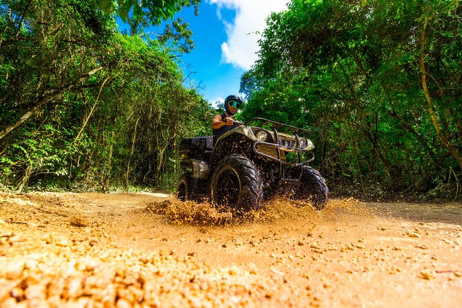 ATV, Zipline and Cenote at Extreme Adventuring with Tulum Pickup - Three jungle activities in one compact outing