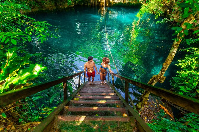 ATV, Zipline and Cenote at Extreme Adventuring with Tulum Pickup - Five ziplines and three interactive bridges