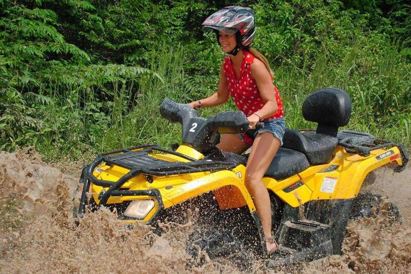 Atv , Zipline and cenote swim experience in the jungle! - Short ziplines with a low-key feel
