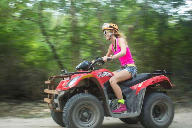 Atv , Zipline and cenote swim experience in the jungle! - Who will enjoy this outing most