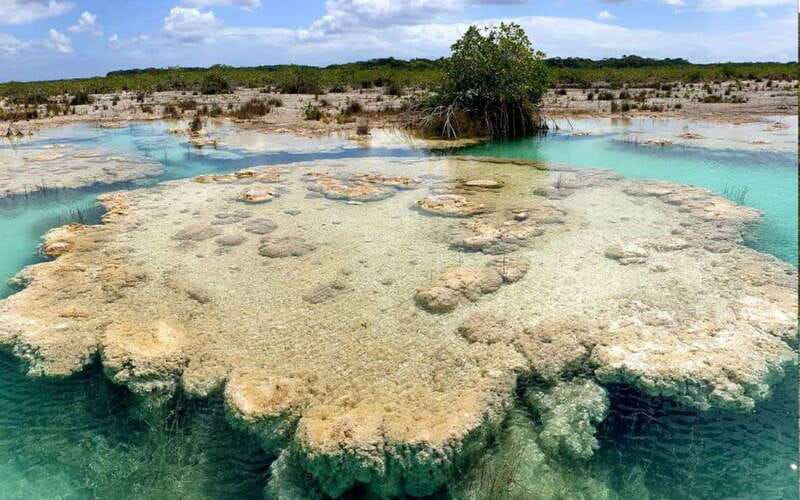 Bacalar: Magnificent Bacalar Lagoon Exclusive Boat Tour - The 20-kilometer route through cenotes and channels