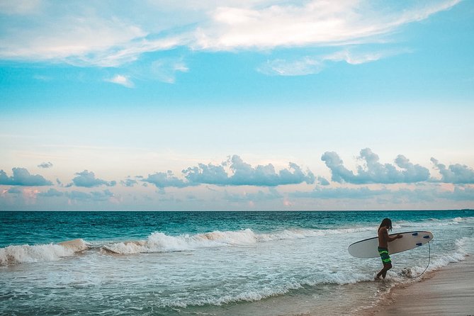 Basic Surf Lessons in Tulum - The free extra hour changes the value
