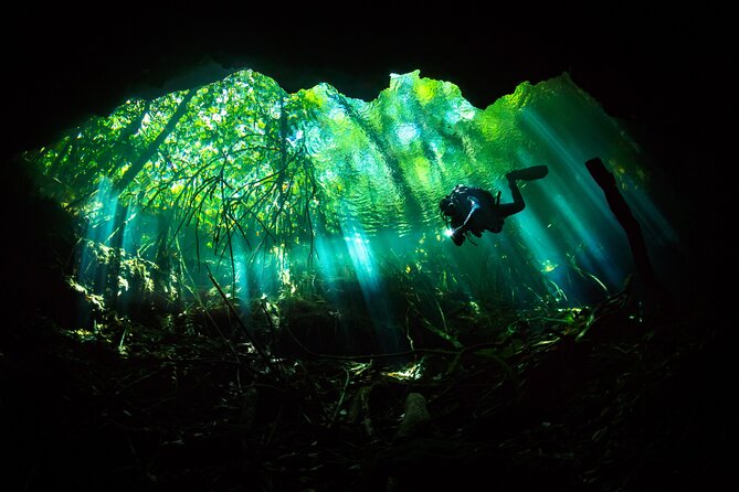 Cenote Diving - 2 Tank Dive Trip for Certified Divers - The 45-minute ride to Chac Mool or Dos Ojos