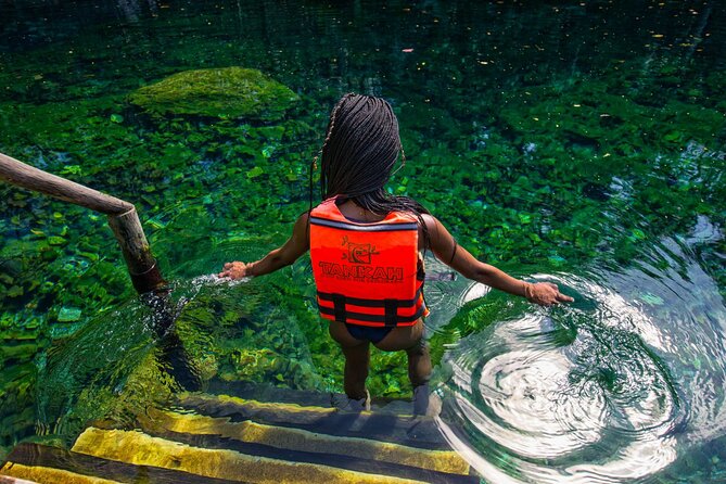 Cenote Tankah and Mayan Village Tour with Zipline, Canoes & Lunch - Canoeing gives you a quieter view of the jungle