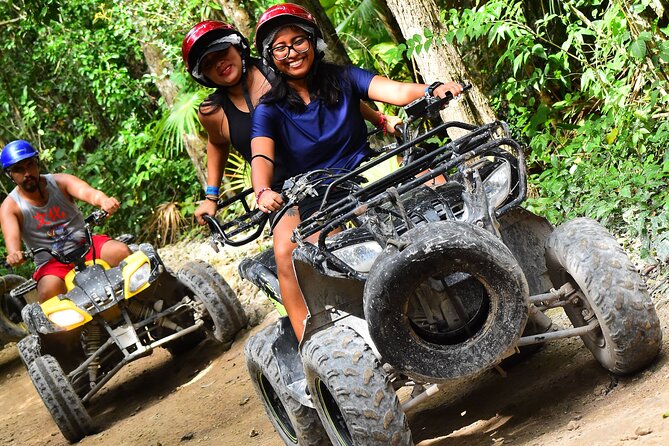 Cenote, Zipline & ATV Shared Combo 3x1 from Playa del Carmen & Cancun - Six zip lines through the jungle canopy