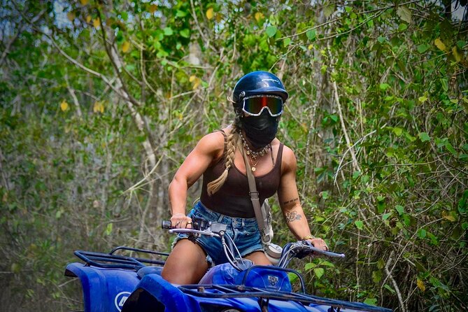 Cenotes, Caves, Ziplines and ATV Fun Tulum Adventure Tour - One hour at Cenote Nohoch