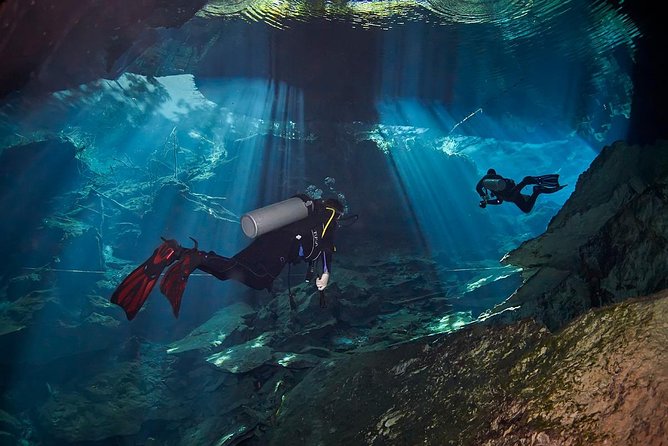 Cenotes diving - Sunlight, fossils, and the changing water