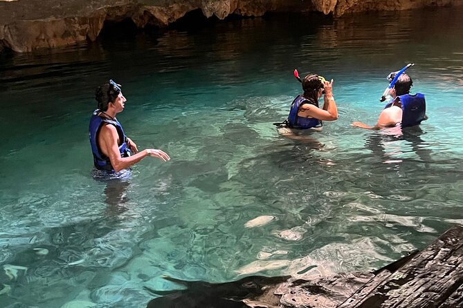 Cenotes Private Tour ( Two Eyes, Jaguar & Nicte-Ha ) - Cenote Jaguar: a quiet start in clear water