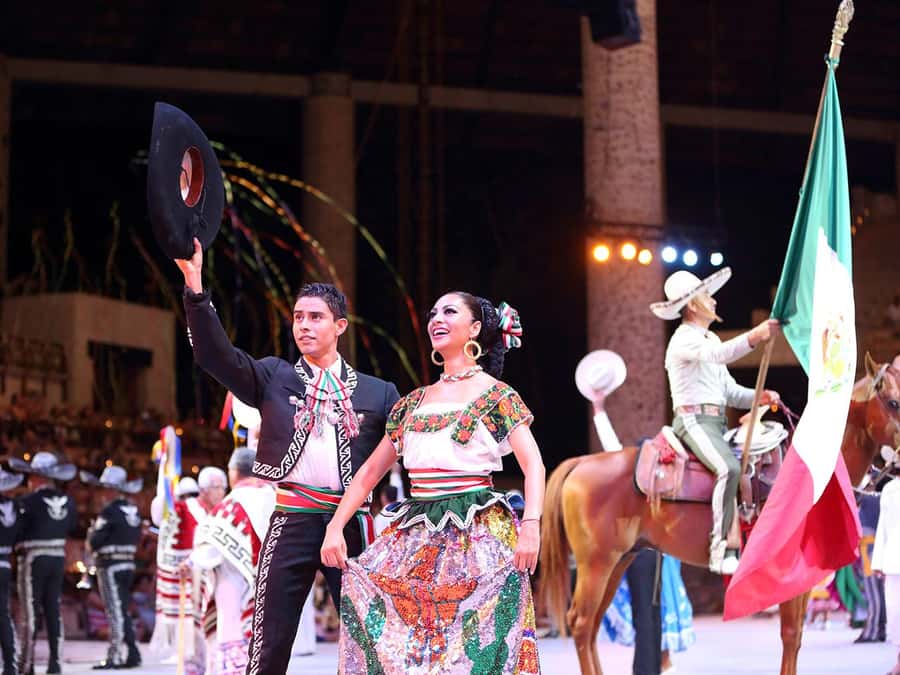 Check out the Night Show at Xcaret Park - Cultural performances before the main production
