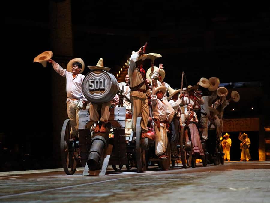 Check out the Night Show at Xcaret Park - What the show itself is like