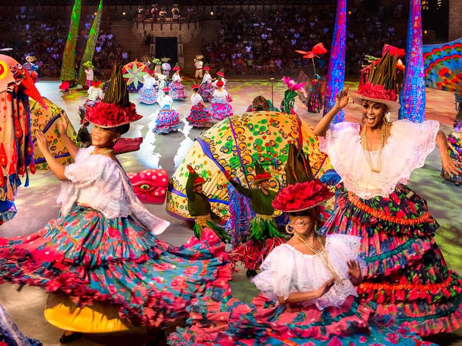 Check out the Night Show at Xcaret Park - Who will enjoy this experience most