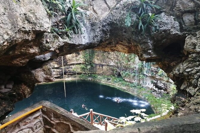 Chichen Itza ,Cenote Chichikan & Valladolid from Playa del Carmen - The cenote and the Yucatán buffet