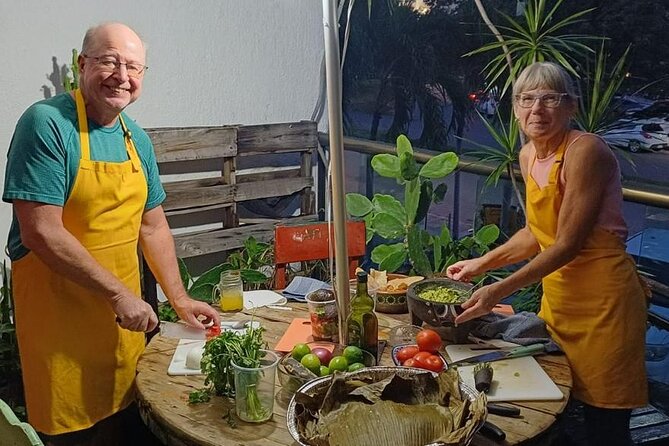 Cooking Class in Playa del Carmen: 9 Recipes & Bottomless Drinks - Making corn antojitos by hand