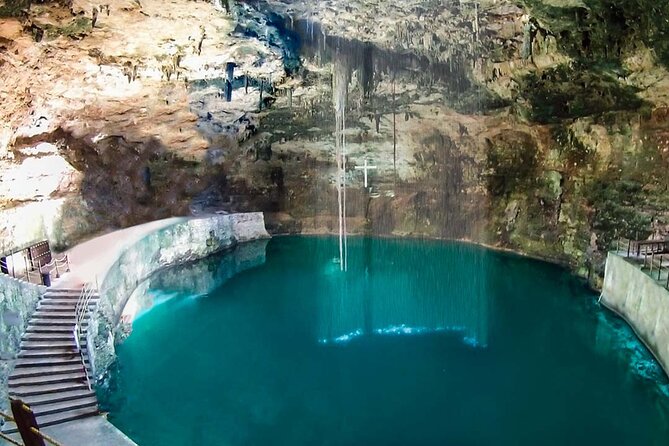 Deluxe adventure! 2 Sacred Cenotes, Chichen Itza and Valladolid from Tulum City - Cenote Hubiku and its shaft of light
