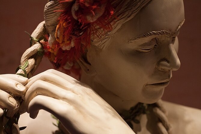 Entrance to the Frida Kahlo Museum in Riviera Maya - A Día de los Muertos Display Changes the Mood