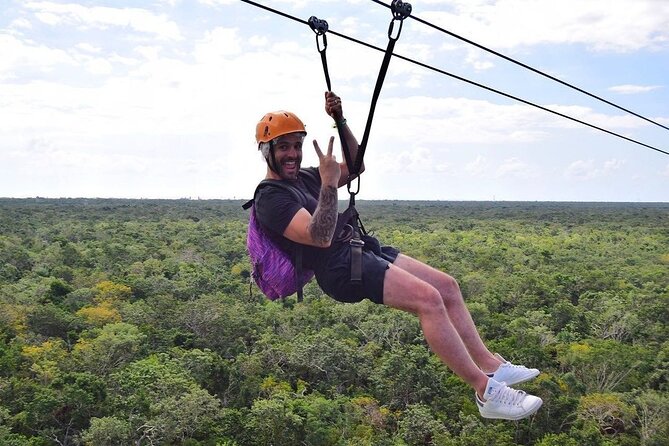 Exciting Day in Tulum Jungle: ATVs, Cenote, Zip lines, Rappel - A short rappel from 4 meters