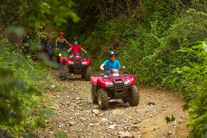 Experience in Atvs in the Mayan Jungle with Cenote and Zip Line - The zip line above the trees