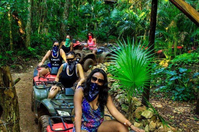 Extreme Adventure ATV(shared) only from Playa del Carmen - Swimming at the open cenote