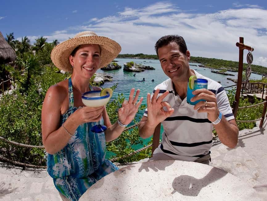 From Playa del Carmen: Xel-Há All-Inclusive Park - What you will eat and drink during the day
