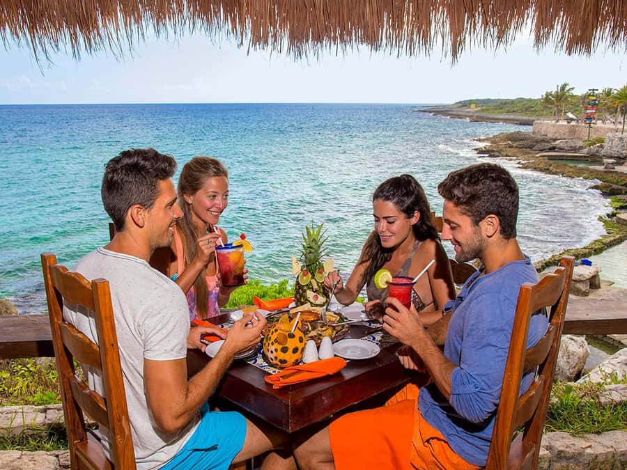 From Riviera Maya: Complete Combo to Xcaret Park! - The Mexico Spectacular show after dark