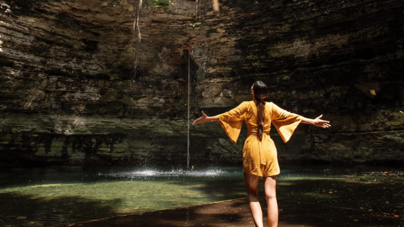 From Riviera Maya: Ek Balam & Cenote Tour w/ Lunch & Pickup - A long road day from Riviera Maya
