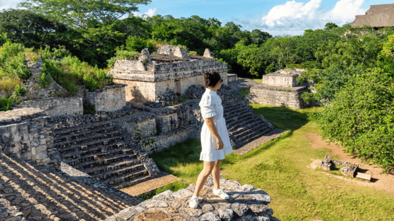 From Riviera Maya: Ek Balam & Cenote Tour w/ Lunch & Pickup - The climb, the heat, and the practical side
