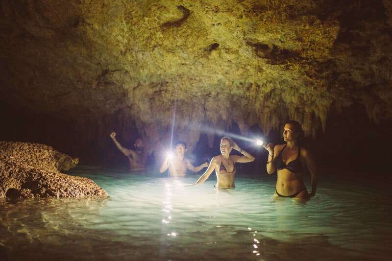 From Riviera Maya: Snorkeling & Private Cenote Half-Day Tour - From Tulum to the water