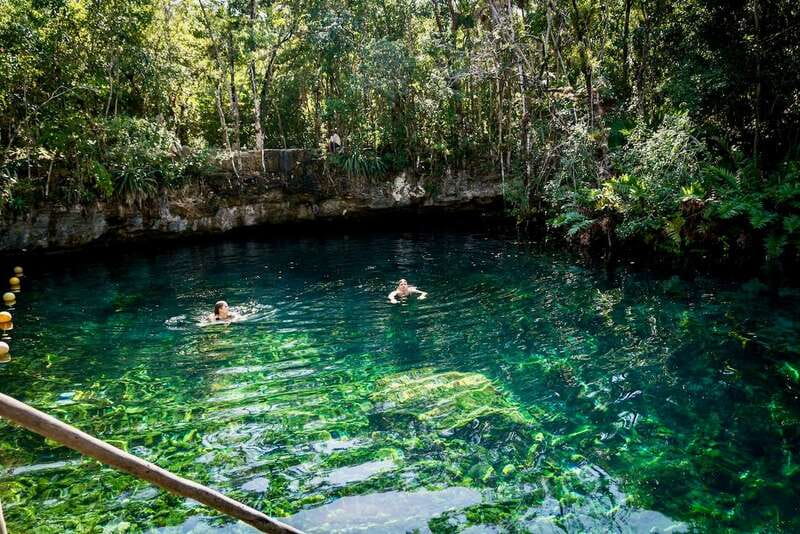 From Tulum: Four-Cenote Adventure - Cenote Azul is the snorkeling finale
