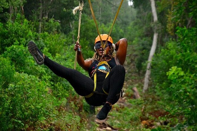 Full Day Adventure: Horses , ATV, Ziplines & Cenote w/Lunch - Zip lines above the treetops