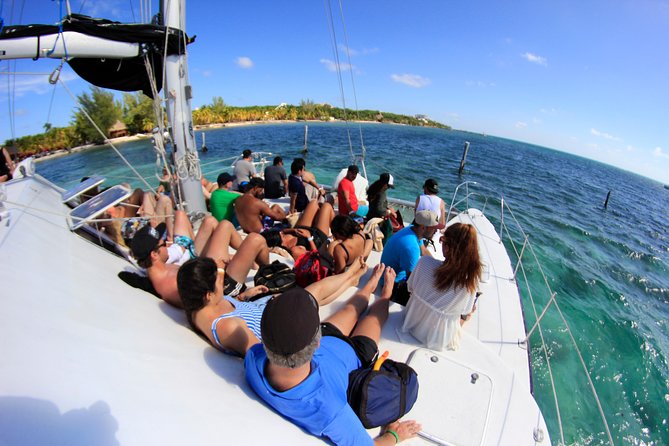 Full-Day Sailing Trip to Mujeres Island from Playa del Carmen - A party boat, a sightseeing boat, or both