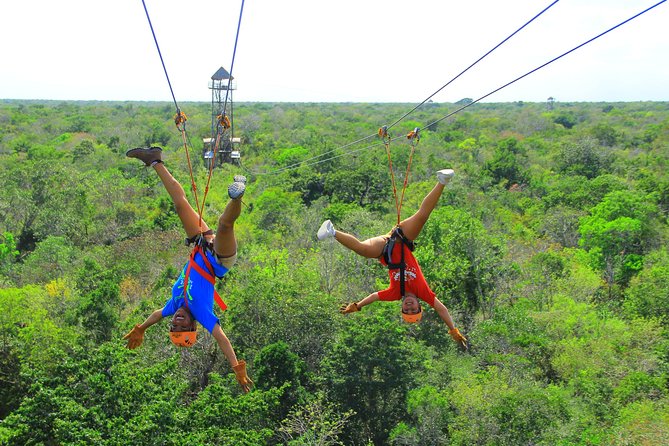 Full-Day Snorkel Extreme Adventure Tour from Riviera Maya - A quick rappel, not a full canyon descent