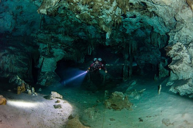 Go for 2 dives in cenote Dos ojos for certified divers - The Bat Cave: darkness, lights, and a memorable change of mood