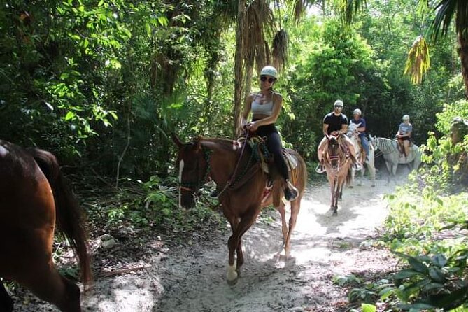 Half Day Horseback Riding Adventure with Cenotes in the Jungle - Preparing for the underground cenote