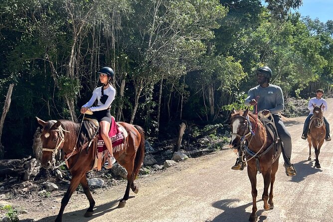 Horse Ride to Cenote Mil Columnas - Riding to a Cenote Instead of Driving Straight There